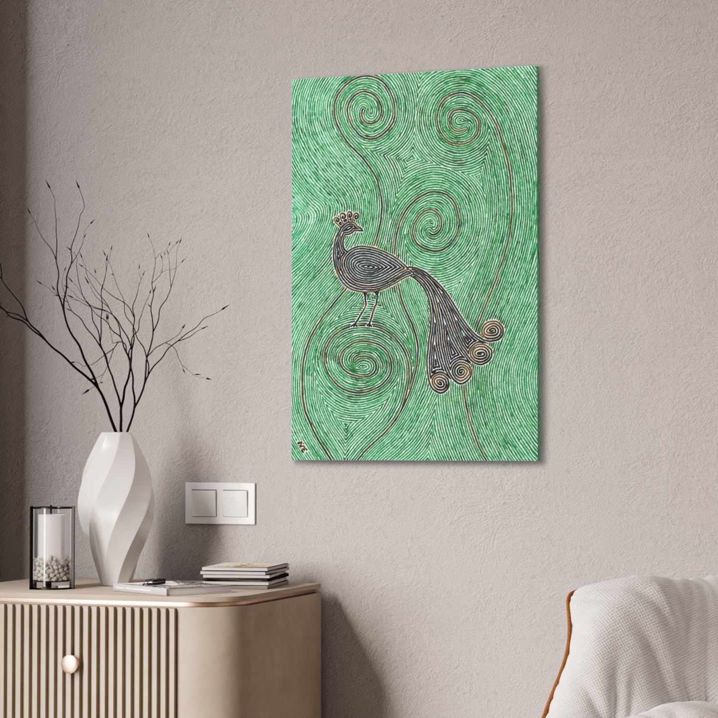 Peacock Canvas Print