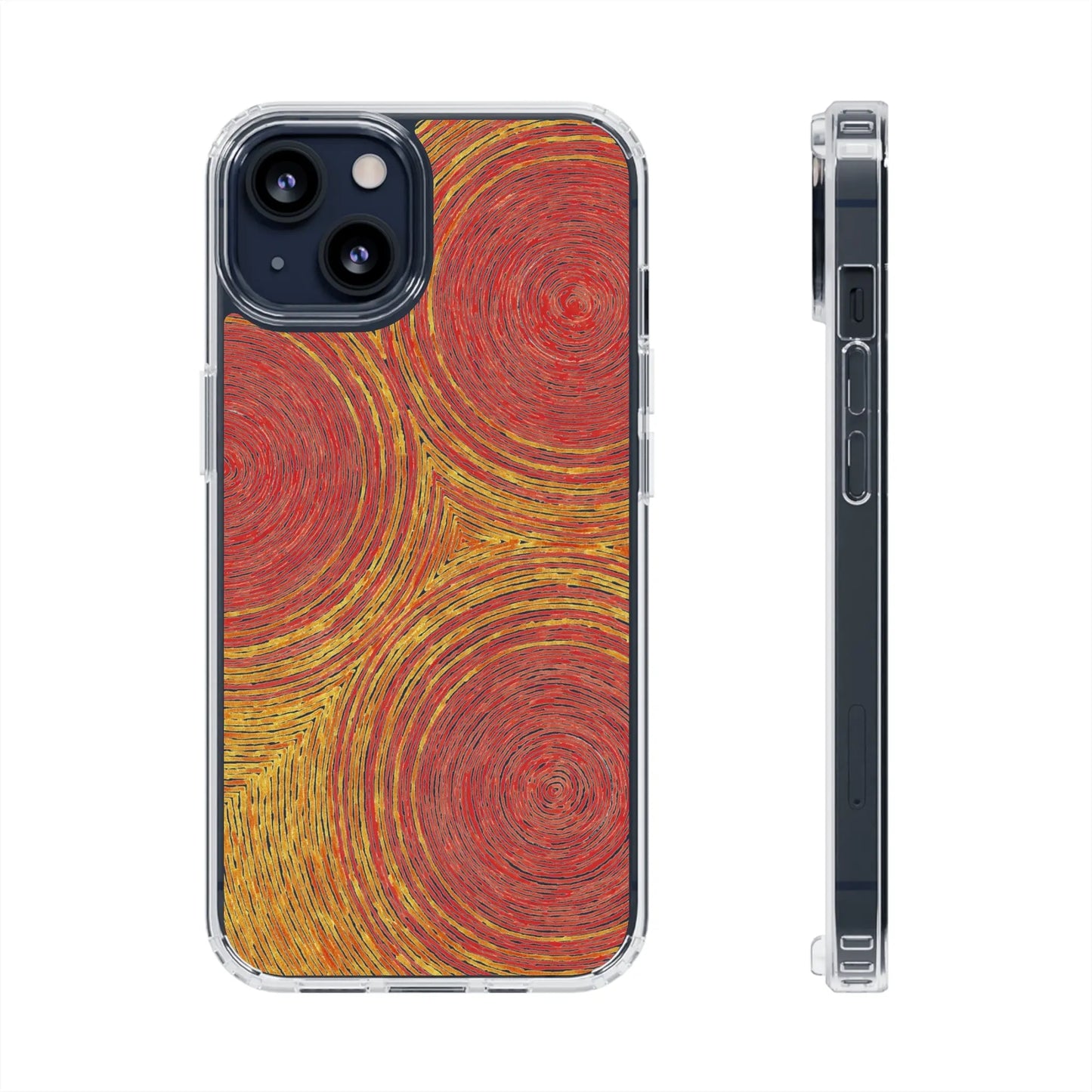 Fingerprints of the Sun Clear Phone Case Printify