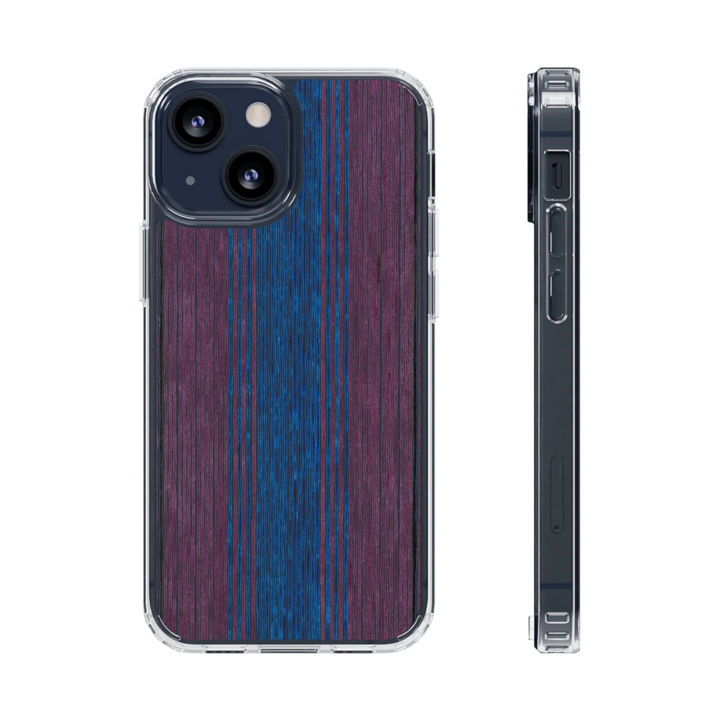 Faded Clear Phone Case Printify