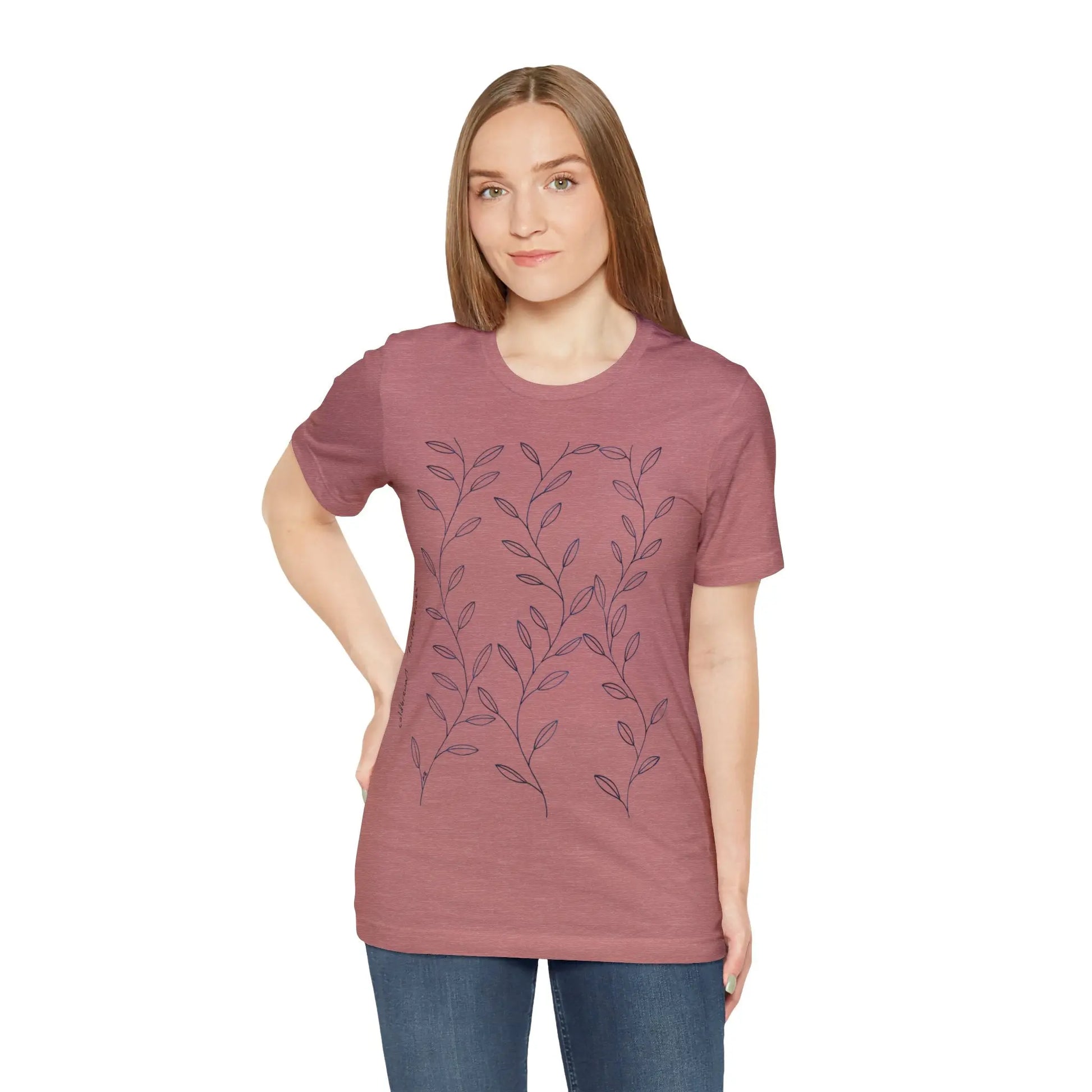 Purple Vines Unisex Cotton Shirt Printify