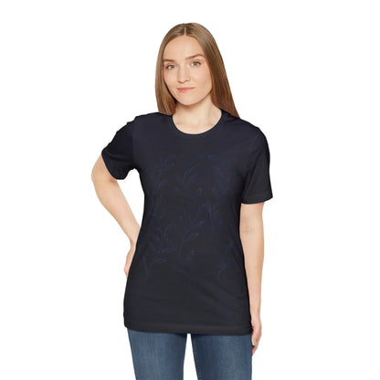 Purple Vines Unisex Cotton Shirt Printify