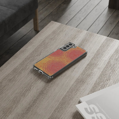 Fingerprints of the Sun Clear Phone Case - Coldbrewart