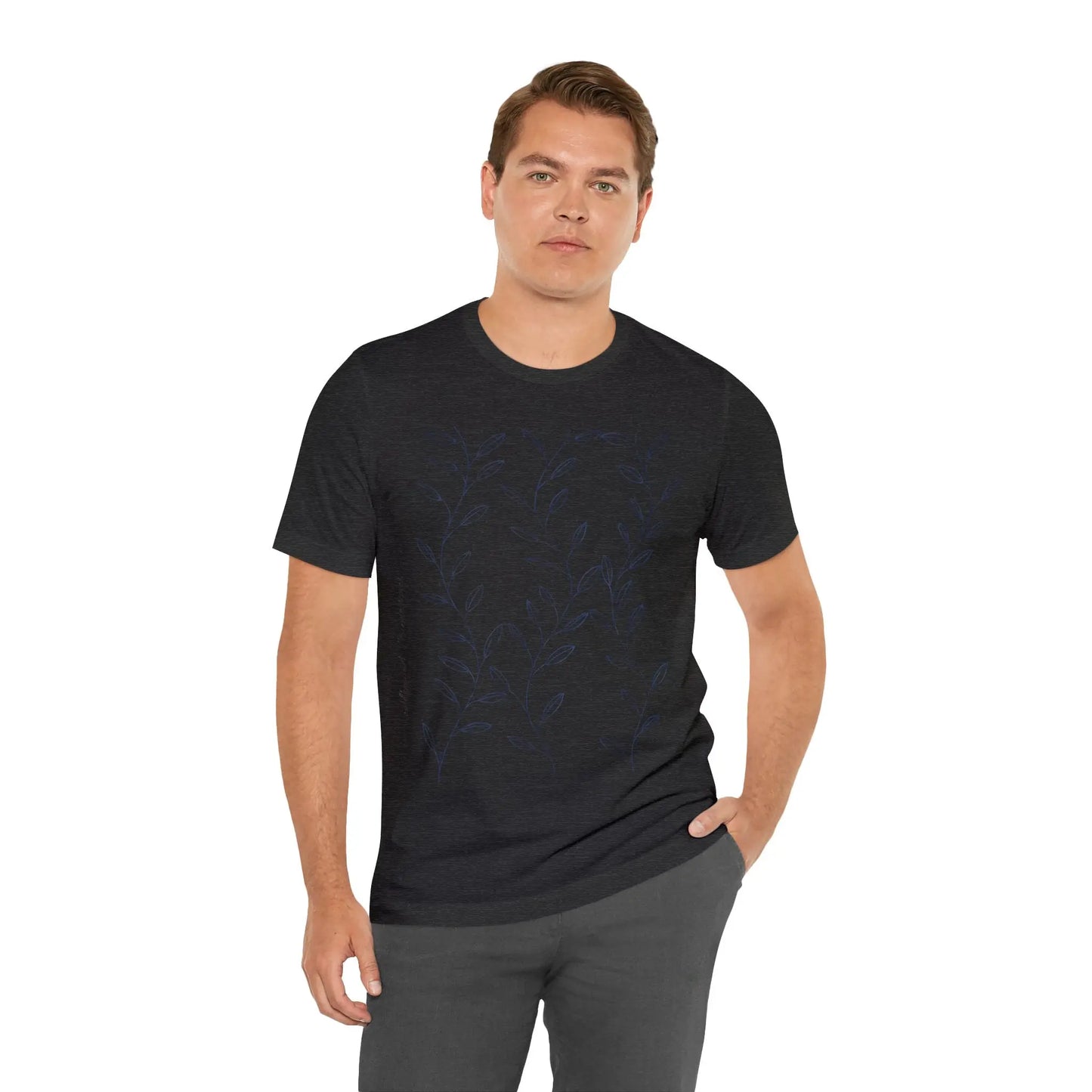 Purple Vines Unisex Cotton Shirt Printify