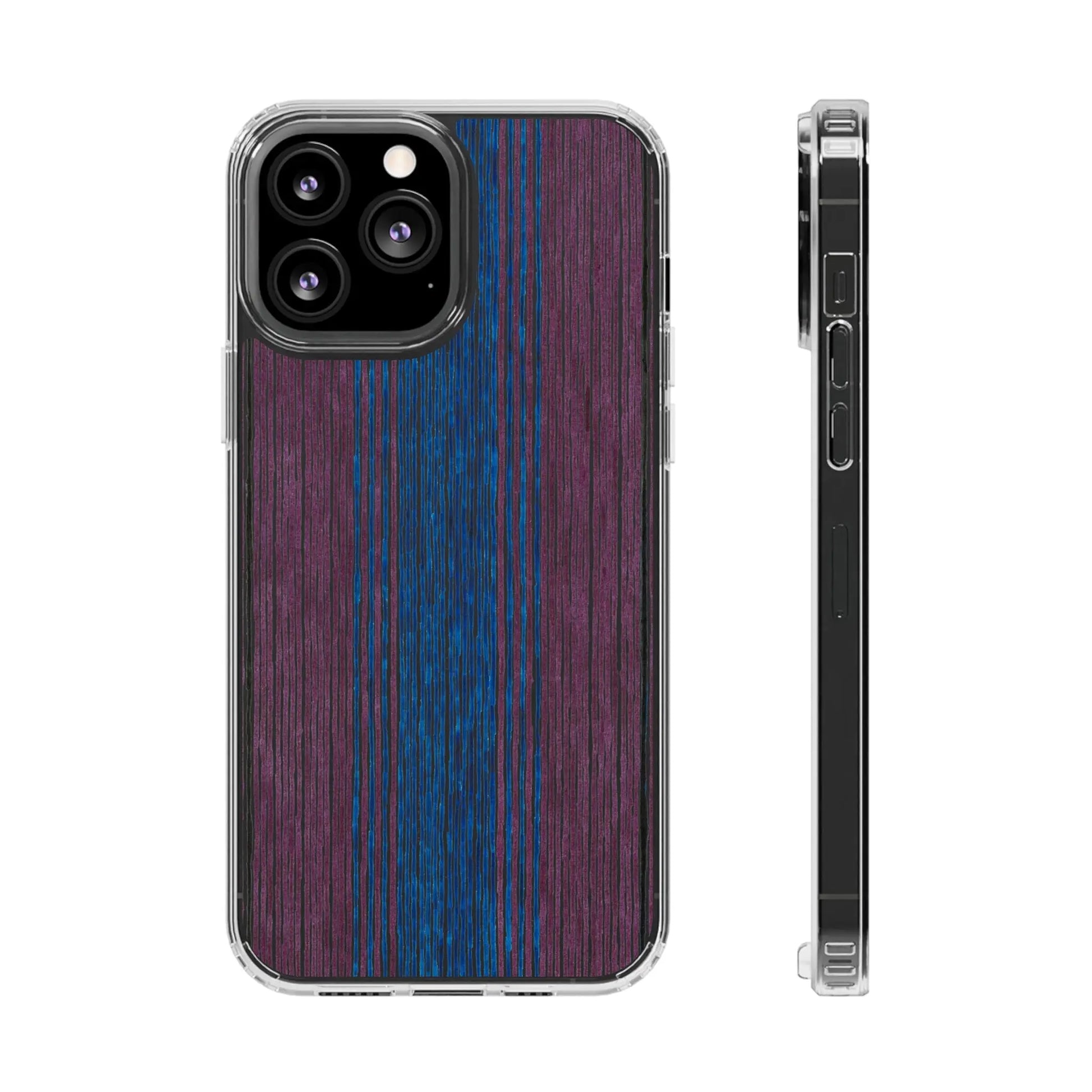 Faded Clear Phone Case Printify