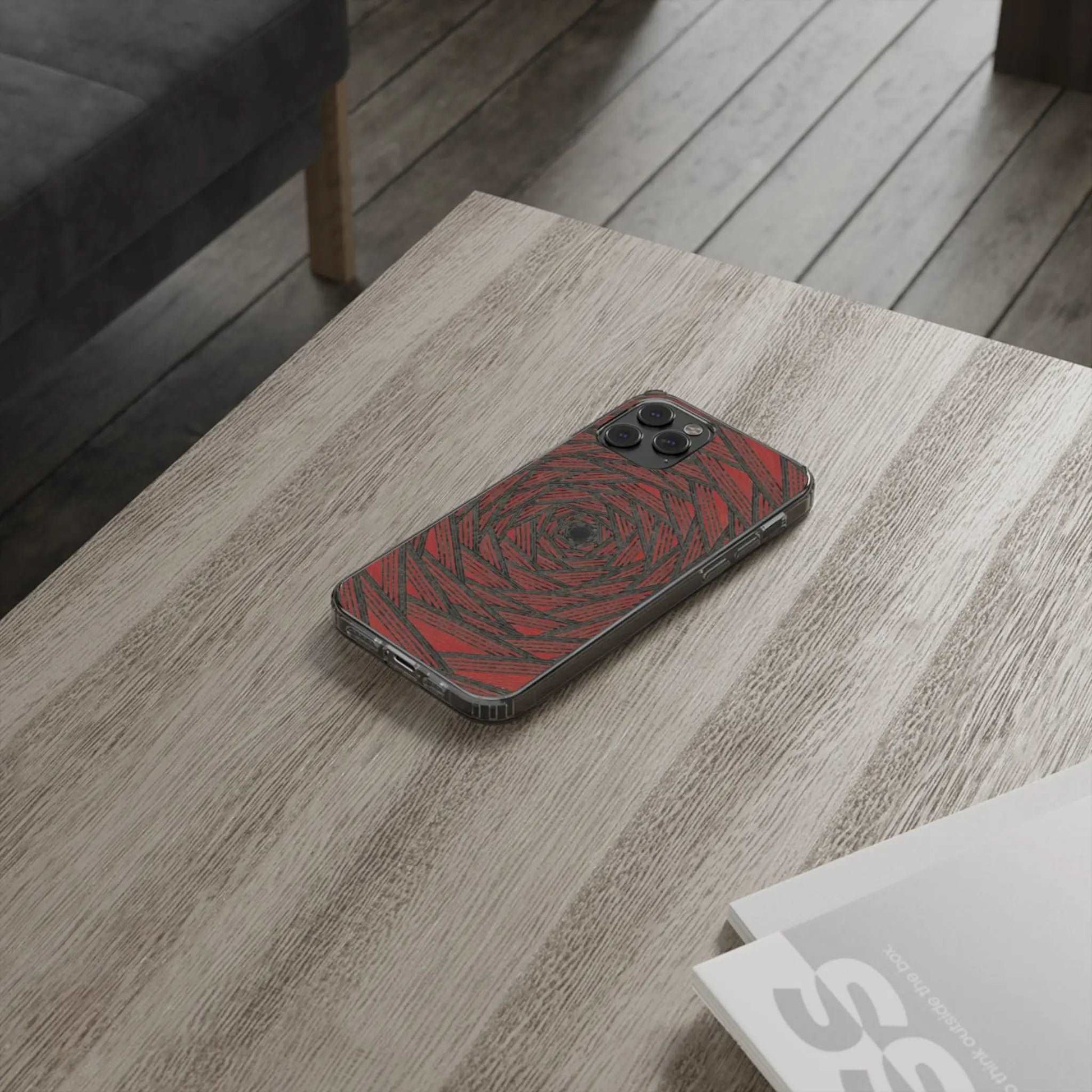 Aperature Clear Phone Case Printify