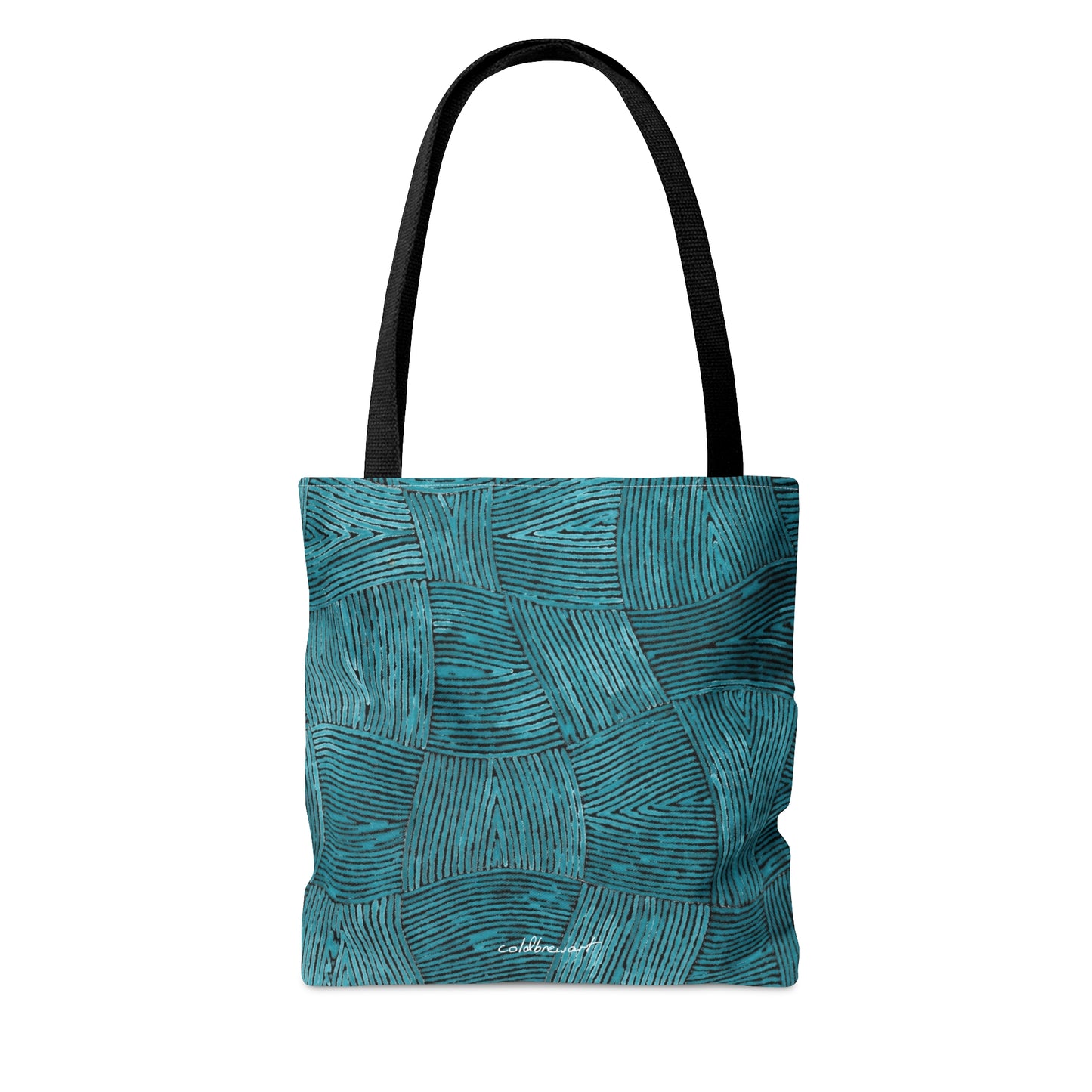 Weaves in Blue Tote Bag Printify