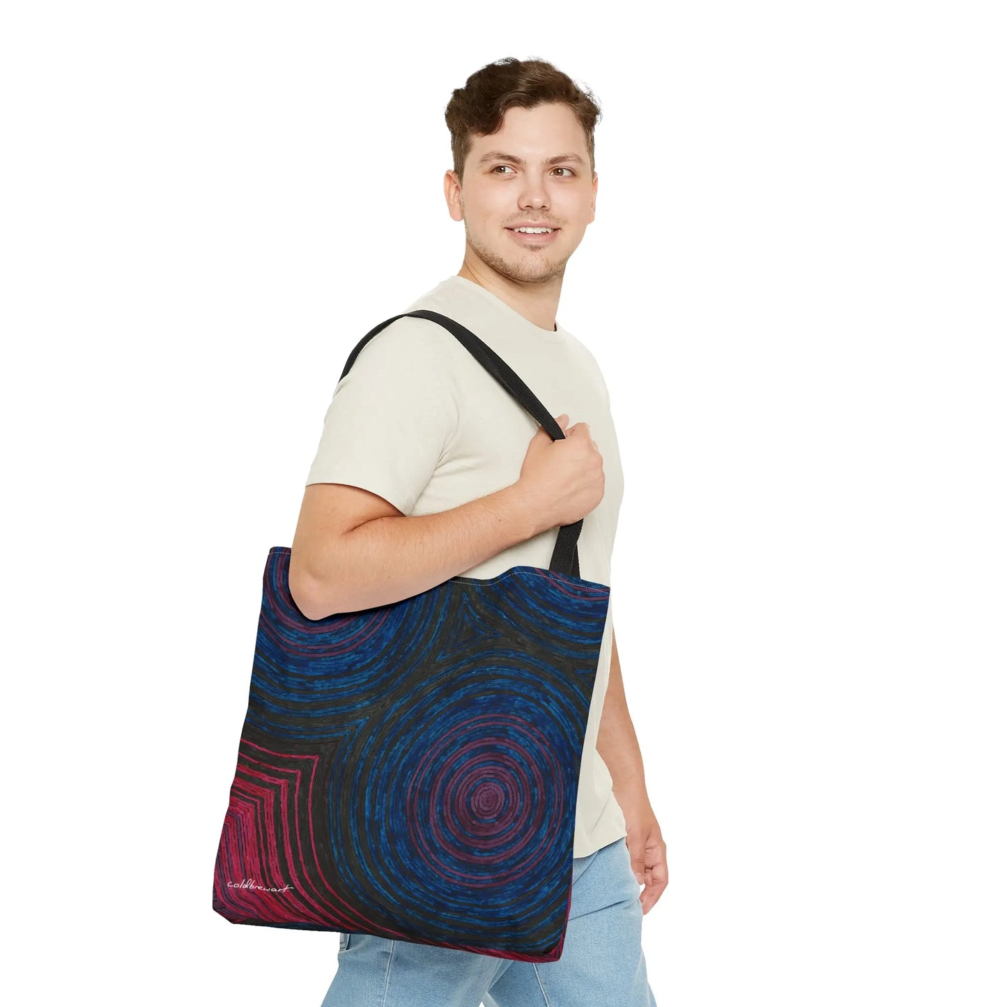 Fingerprints of the Moon Tote Bag Printify