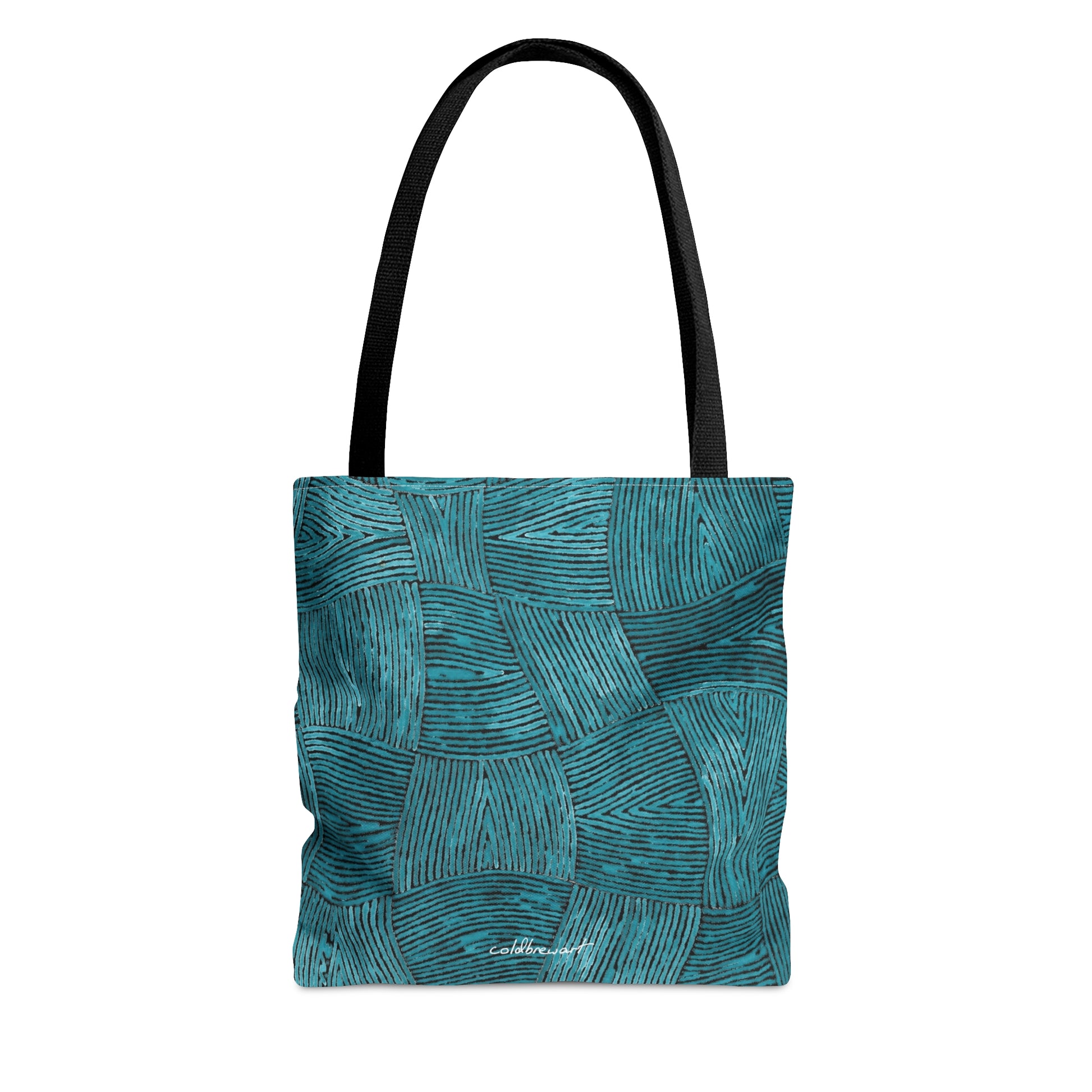 Weaves in Blue Tote Bag Printify