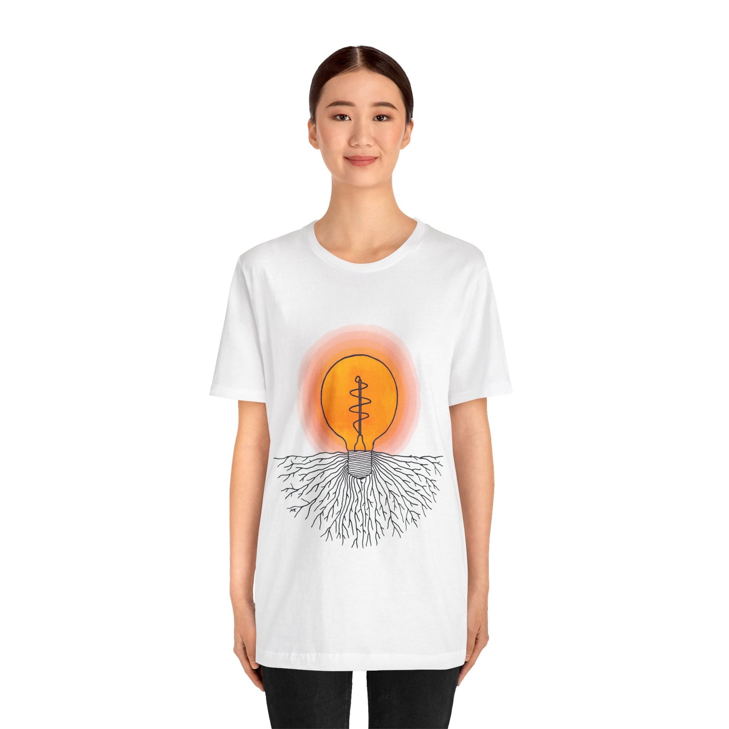Incandescent Genesis Orange Classic Jersey Short Sleeve Tee