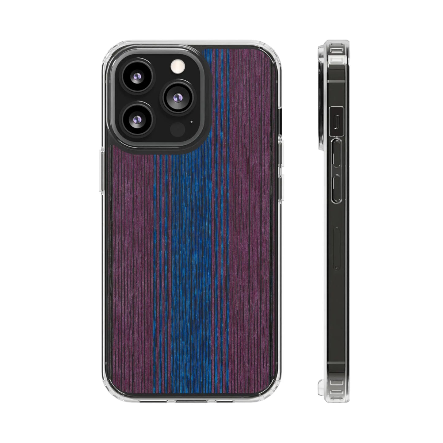 Faded Clear Phone Case Printify