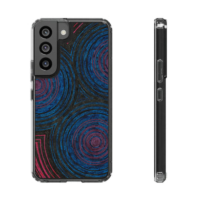 Fingerprints of the Moon Clear Phone Case Printify