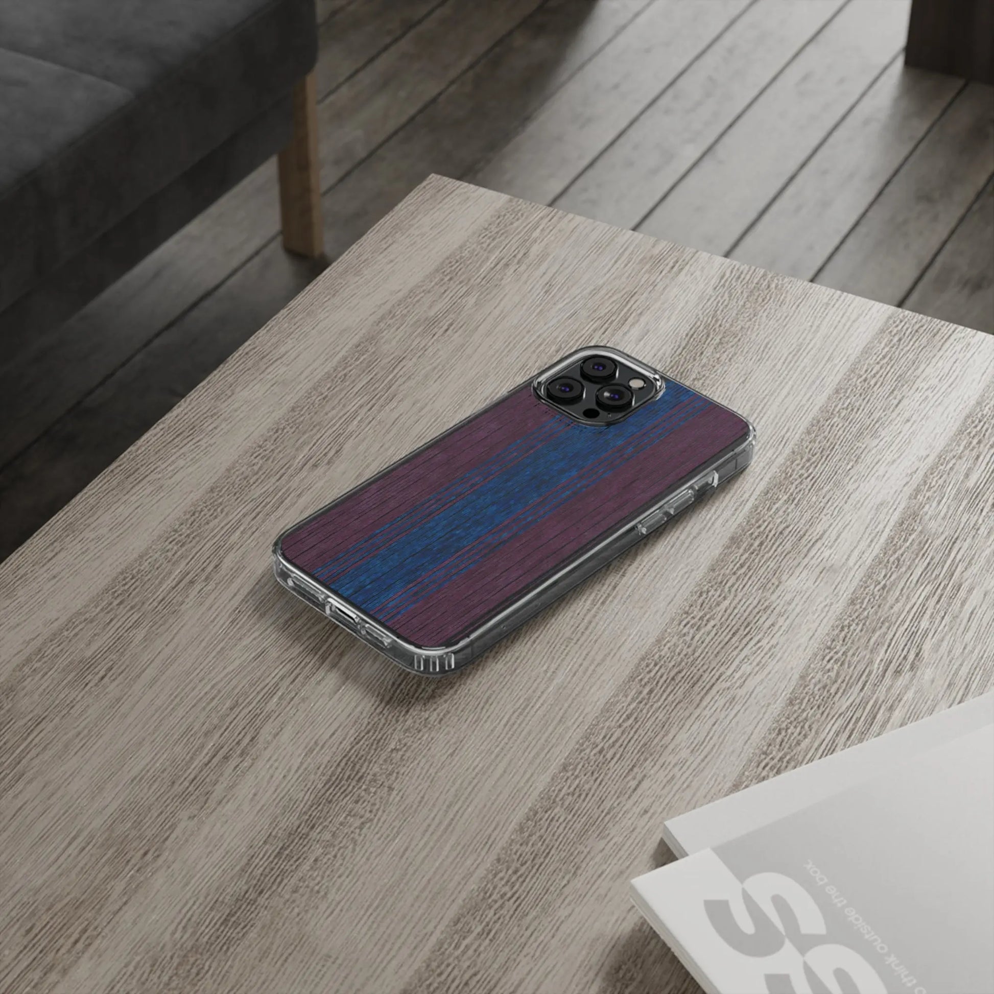 Faded Clear Phone Case Printify